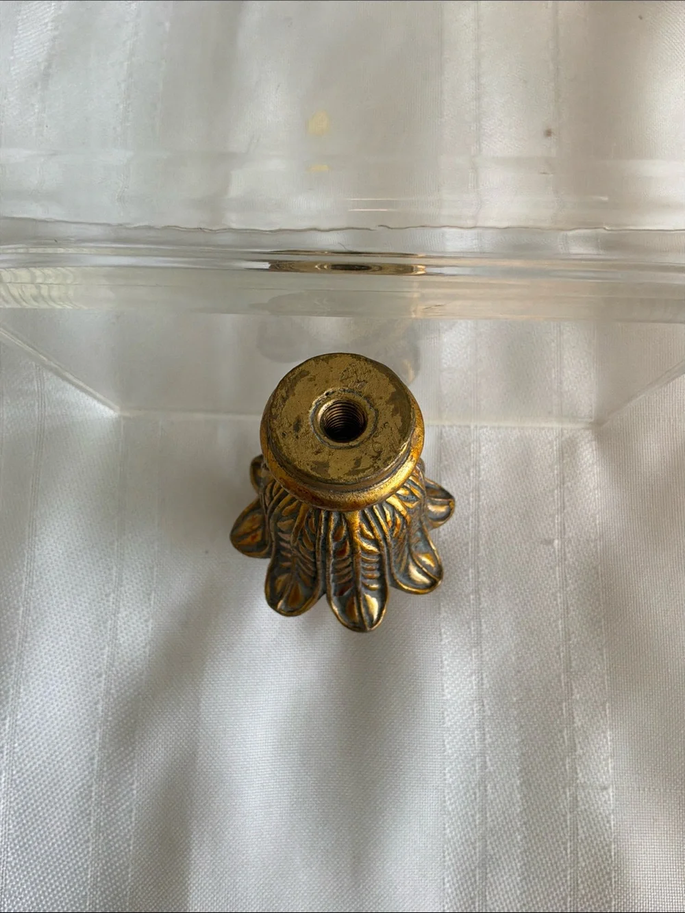 Ornate Gold Decorative Finial - Classic Home Accent
